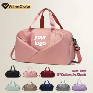 Designer Logo personnalisé Rose Nylon imperméable femmes week-end nuit <span class=keywords><strong>sac</strong></span> <span class=keywords><strong>de</strong></span> voyage Gym <span class=keywords><strong>sac</strong></span> <span class=keywords><strong>de</strong></span> <span class=keywords><strong>sport</strong></span> <span class=keywords><strong>sac</strong></span> polochon pour entrepôt <span class=keywords><strong>de</strong></span> chaussures - Product Image 2