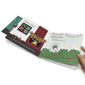 Tùy Chỉnh Đẩy Kéo Trượt Hội Đồng Quản Trị Cuốn Sách Dịch Vụ In Ấn Trẻ Em Sách Lật Trượt Trượt Cuốn Sách Cho Trẻ Em Của - Product Image 5