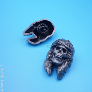Insignia Metálica Retro Personalizada, Diseño de Anime/Juego, Broche de Aleación de Zinc y Bronce, Regalo Unisex, Artículo Promocional Publicitario - Product Image 4