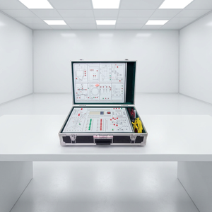 Nouvelle boîte d'expérimentation PLC portable, contrôleur <span class=keywords><strong>logique</strong></span> programmable, kit <span class=keywords><strong>de</strong></span> formation didactique, boîte d'expérimentation éducative - Product Image 1
