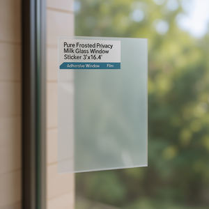 Film adhésif pour fenêtre en verre givré opaque 3'x16.4' - Product Image 2