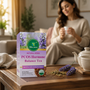 Tè per l'Equilibrio Ormonale Femminile, Rooibos con Bacche Sacre e Angelica, Cura Interna, Calma dell'Umore, Armonia Mestruale, Tisana OEM con Etichetta Privata - Product Image 1