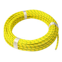 Fil flexible à haute température en cuivre étamé isolé par résine de fluorocarbone de silicone standard 16-26 AWG 300V-750V GwDL