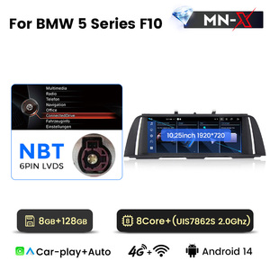 Navifly MnX 10.25 Inch Không Dây Android Màn Hình Cảm Ứng Xe Đài Phát Thanh Player Cho BMW 5 Series F07 Hỗ Trợ Có Dây + Không Dây Xe Chơi - Product Image 3