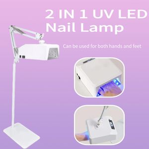 Lampe UV LED professionnelle pour séchage rapide de vernis gel, avec support et pied, idéale pour pédicure et manucure en salon – Vente directe usine - Product Image 5