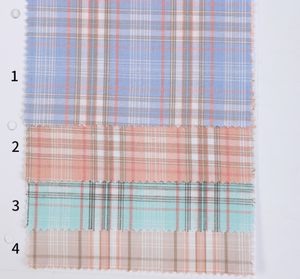 Jupe à carreaux 100 coton, tissu teint en coton, jupe écossaise, coloré, ample, d'été - Product Image 4