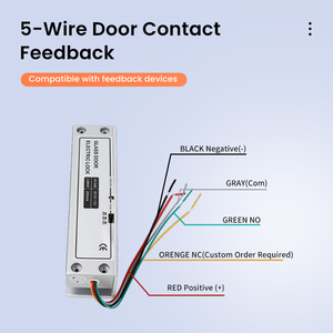 <span class=keywords><strong>Cerradura</strong></span> Eléctrica sin Llave para Puerta de Vidrio sin Marco, Montaje en Superficie con Retardo Temporizado para Proyectos de Seguridad y Contratistas - Product Image 3