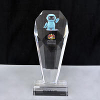 Plaque en cristal personnalisée, trophée, récompense MH-LJ0988