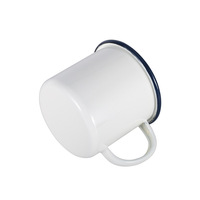 Homecook Emaille Ware Emaille Suppe Schüssel Set Emaille runde Platte Tasse Tasse Schüssel Gericht Abendessen Emaille Tassen und Teller Kaffeetasse sublimieren