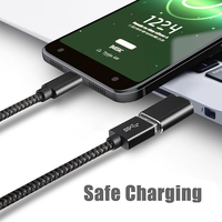 Adaptador de a USB-A que evita cortocircuitos, carga computadoras portátiles, teléfonos inteligentes y tabletas, protege la privacidad y la seguridad