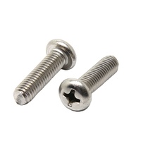 Vis de terrasse en acier inoxydable DIN7985 à livraison rapide, M2-M10, métriques et impériales, à tête cylindrique cruciforme, zinguées