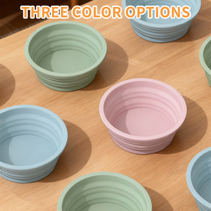 Mangkuk Lipat Silikon untuk Anjing dengan Logo Kustom, Mudah Dicuci, Mangkuk Anjing Lipat untuk Luar Ruangan, Mangkuk Anak Anjing yang Dapat Dilipat - Product Image 2