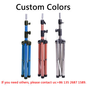 Soporte de Trípode Ajustable de 80 cm para Peluquería Mini Exhibidor de Maniquí de Hierro Hecho de Metal Duradero - Product Image 6