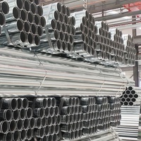 Tuyaux en acier au carbone galvanisé à chaud ERW, norme ASTM, DN 80 100 mm 150 mm pour Q235/Q355, certifiés CE EN/GS
