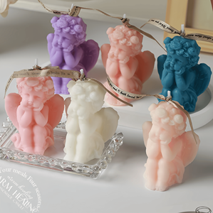 Candela Profumata Angelo per Regalo di Compleanno Romantico e Creativo, Decorazione da Tavolo Profumata Ornamento per Arredamento Casa - Product Image 1