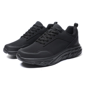 Zapatillas de deporte de cuero de talla grande 48, zapatos informales para hombre, zapatos de viaje al aire libre, zapatos para correr con suela suave y ligera, zapatos para hombre - Product Image 6