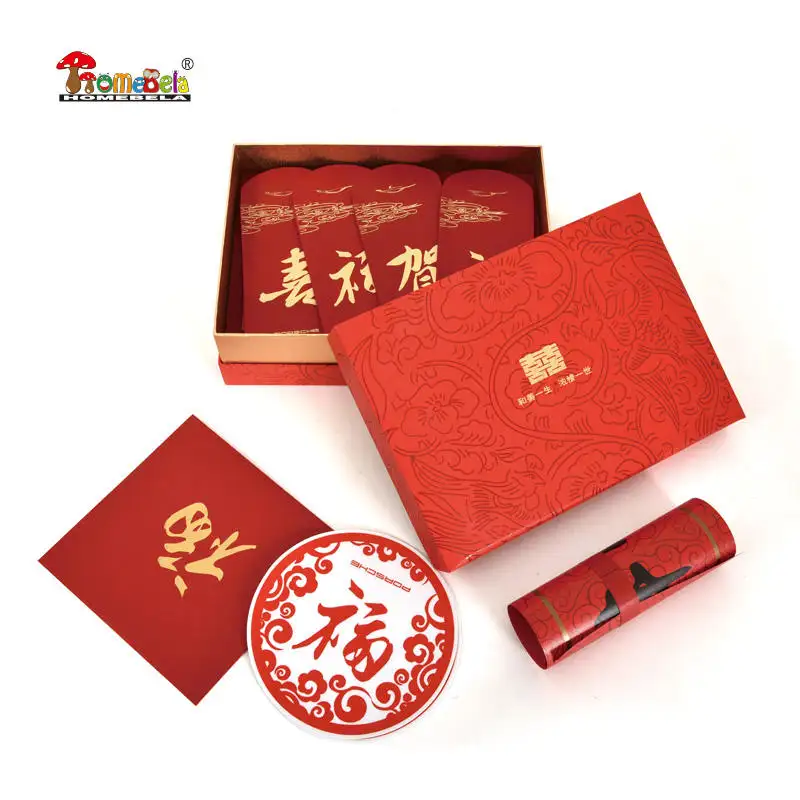 New Arrival hộp sóng bao bì tùy chỉnh thiết kế hộp giấy bao bì cho món quà cưới