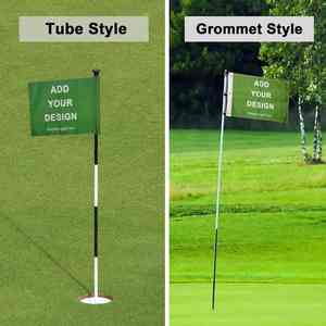 Bandera de Golf Personalizada Bagetu, de Poliéster Resistente, con Impresión Digital, para Pin de Golf, con Tubo de Plástico - Product Image 6