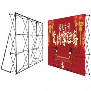 Estante de exhibición emergente Exposición comercial de publicidad Estante de exhibición de fondo plegable - Product Image 1