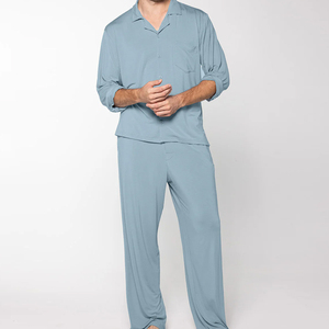 Pigiami in bambù con bottone a manica lunga e pigiami personalizzati da <span class=keywords><strong>uomo</strong></span> - Product Image 4