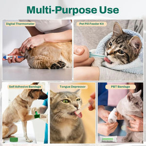 Trousse de premiers soins pour animaux de compagnie Ori-Power, fournitures médicales d'urgence pour chiens et chats, essentiels de sécurité pour les voyages et la maison - Product Image 5