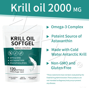 Cápsulas de Aceite de Krill Antártico 100% Puro, Suministro a Granel, <span class=keywords><strong>Omega</strong></span> <span class=keywords><strong>3</strong></span> para el Bienestar a Largo Plazo, Cápsulas de Aceite de Krill Antártico <span class=keywords><strong>Omega</strong></span> <span class=keywords><strong>3</strong></span> - Product Image 5