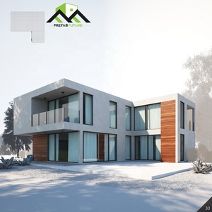 Thiết kế mới công nghiệp đúc sẵn mạnh mẽ khung thép nhẹ biệt thự sang trọng với ứng dụng ngoài trời - Product Image 1