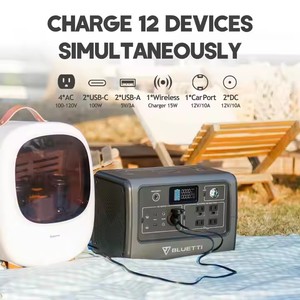 Pour <span class=keywords><strong>Bluetti</strong></span> meilleure vente centrale électrique Portable 500W/<span class=keywords><strong>1000W</strong></span>/2000W générateur de panneau solaire extérieur voiture puissance Lithium Ion MPPT <span class=keywords><strong>EB70</strong></span> - Product Image 2