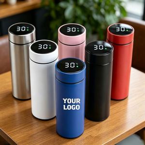 Promotional Gift Printed <b>Personalized</b> Reusable Drink Business 500Ml Customized Logo Smart <b>Water</b> <b>Bottle</b> - Product Image 1