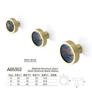 Luxury-Grade Aluminum Cabinetry Drawer <b>Handles</b> Modern Multi-Color <b>Pull</b> Knobs for Bedroom Bathroom Hotel Wardrobe <b>Doors</b> Closet - Product Image 6