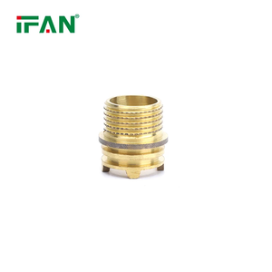 IFAN ücretsiz örnek çin toptan pirinç dolgu somunu plastik Ppr uydurma pirinç dişli ekle - Product Image 4