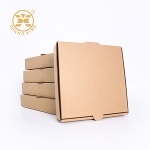 Caja de Pizza para Llevar, Caja de Papel Corrugado Tipo E Lisa para Pizza - Product Image 1