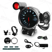 MrGauge Tachometer 80mm 0-11000RPM 7 Warna Digital dengan Lampu Peringatan Shift untuk Mobil Balap Universal dan Sepeda Motor