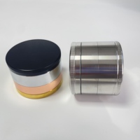 Maßgefertigter 304 Edelstahl Lebensmittelqualität Kräuter- und Gewürzmühle 63mm/2,5 für Rauchzubehör