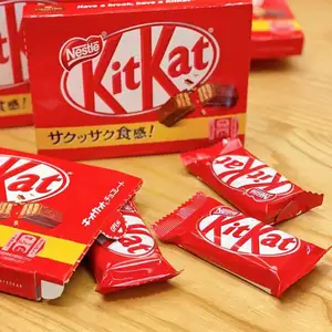 Tatlılar egzotik aperatifler kiti Kat Kitkat sandviç çikolata Bar şeker japon toptan