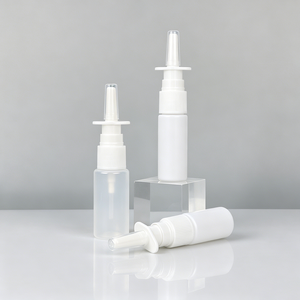Flacons pulvérisateurs nasaux en HDPE blanc, fabriqués en plastique HDPE épaissi, type à presser, étanches, avec buse à fine brume, idéaux pour - Product Image 4
