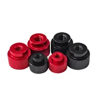 Écrou moleté en aluminium M5 M6 M8 pour fixation à main, écrou de blocage pour structure aéronautique en alliage d'aluminium, écrou de serrage manuel, raccord générique
