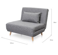 Canapé-lit modulaire extensible rembourré blanc pour salon, bureau ou extérieur, deux places, fauteuil de relaxation