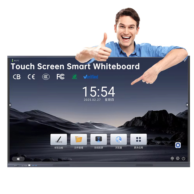 China Factory 55/65/75/86/98/110 Inch LCD Touch Screen Smart Digital Whiteboard for Classroom Teaching