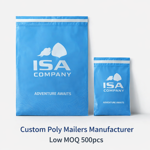 Sobres de Polipropileno Biodegradables Personalizados con Logotipo, Bolsas de Embalaje Compostables para Envíos de Comercio Electrónico - Product Image 3