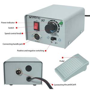 דנטלי חזק 90 מיקרומוטור 102 מעבדה ליטוש ידית מסמר נייד מכונת מקדחה - Product Image 5