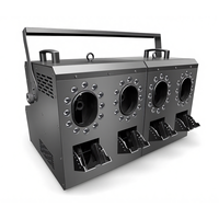Machine à fumée et bulles DMX RGBW à 4 sorties, professionnelle pour scène, DJ, mariage, fête, événement magique