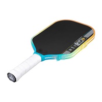 Raquette de pickleball en fibre de carbone de 4e génération, exclusive, de qualité compétition, pressée à chaud, très vendue, pour l'extérieur
