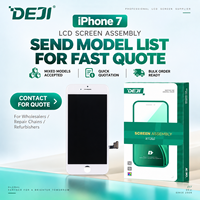 Écran LCD FHD testé DEJI pour iPhone 7, écran de remplacement, approvisionnement stable pour les ateliers de réparation et les grossistes