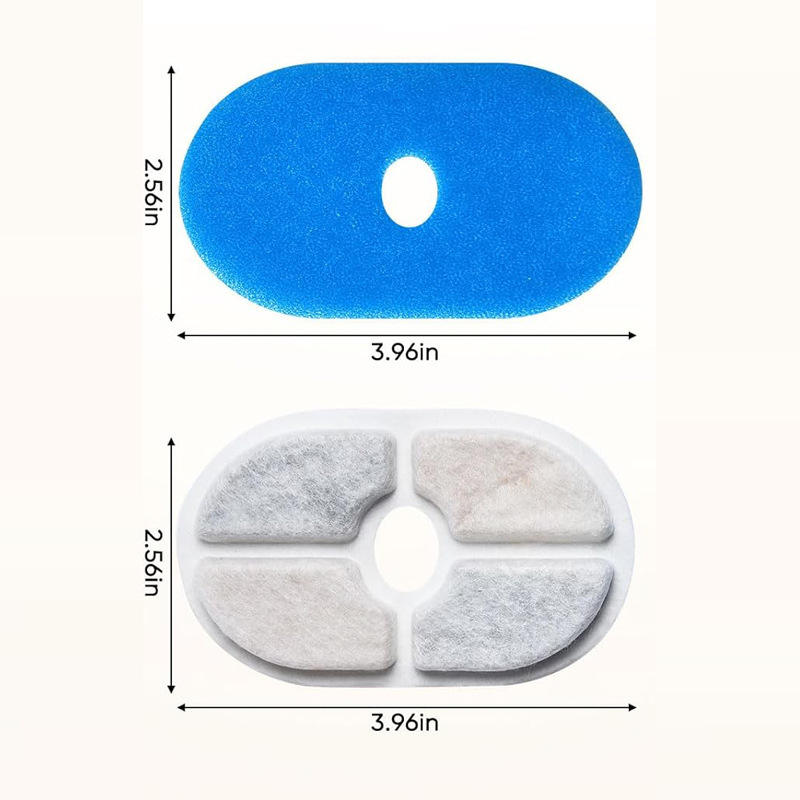 Blue cotton-white filter element WF170280