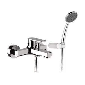 Mezclador de Baño Monomando Externo con Accesorios Artic Line, Acabado Níquel Pulido y Cepillado - Product Image 1