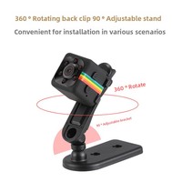 Mini caméra vidéo DV DVR Full HD 720p/1080p, micro caméra enregistreur avec vision nocturne pour l'action intérieure/extérieure, caméra sportive DV