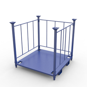 RB1007SR Estante de estantería de apilamiento industrial plegable con recubrimiento en polvo desmontable al mejor precio - Product Image 1