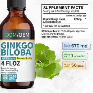 <span class=keywords><strong>Ginkgo</strong></span> <span class=keywords><strong>Biloba</strong></span> lá chiết xuất dầu Gingko <span class=keywords><strong>Biloba</strong></span> tăng cường bổ sung tập trung <span class=keywords><strong>Ginkgo</strong></span> <span class=keywords><strong>Biloba</strong></span> giọt - Product Image 2