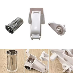 Rallador Manual de Plástico para Queso, Verduras y Frutos Secos con Tambor y Mango - Utensilio de Cocina - Product Image 5